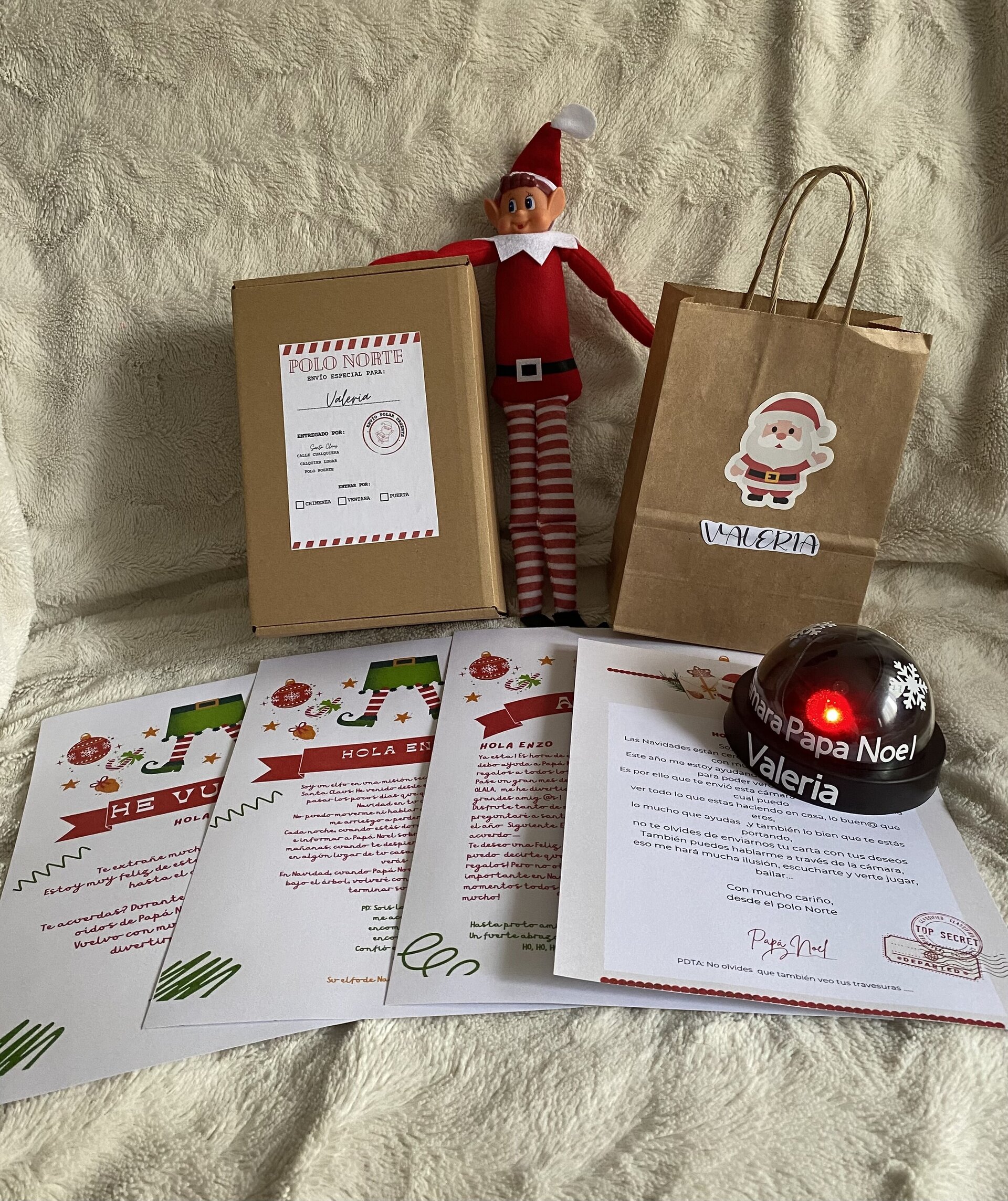 Pack Cámara Papa Noel o Reyes magos mas Elfo travieso - 1