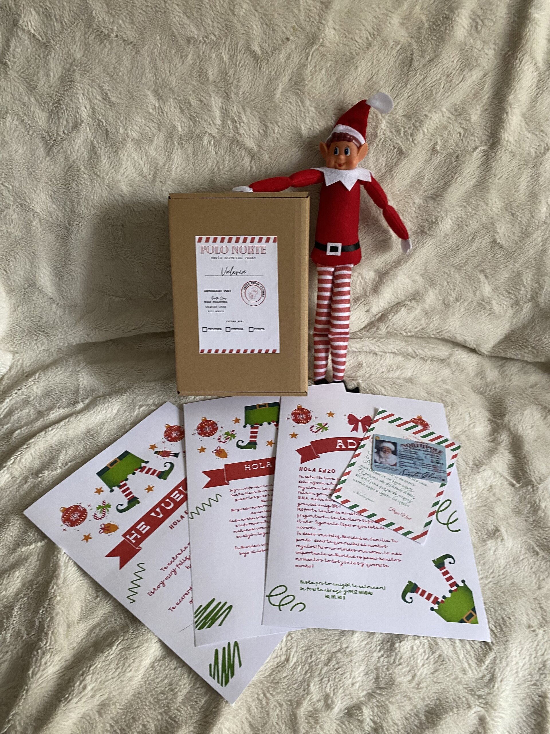 Pack Elfo travieso mas carnet perdido Papa Noel - 1