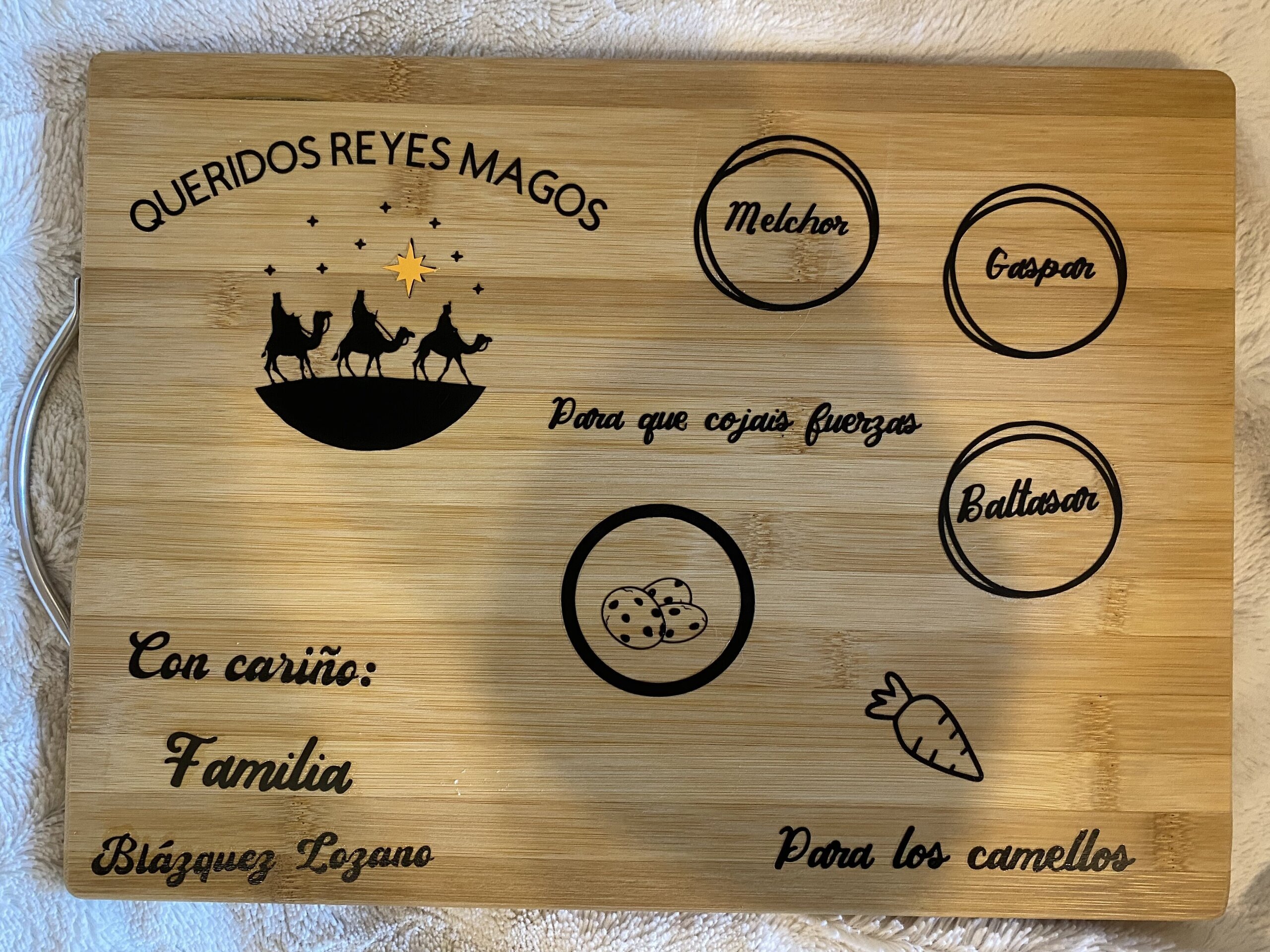 Bandeja reversible reyes magos y papa noel - 2