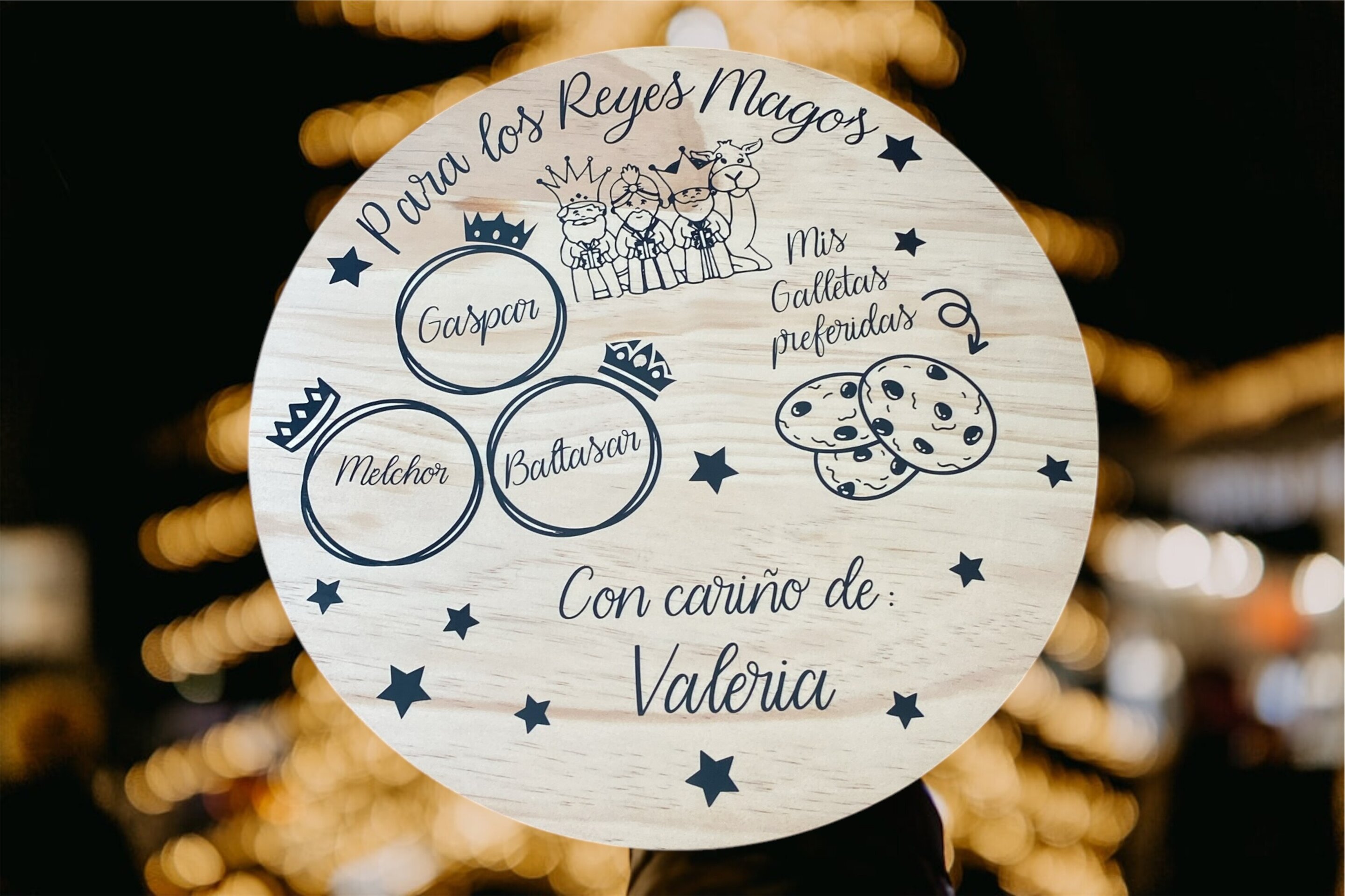 Bandeja reyes magos y papá Noel reversible - 2