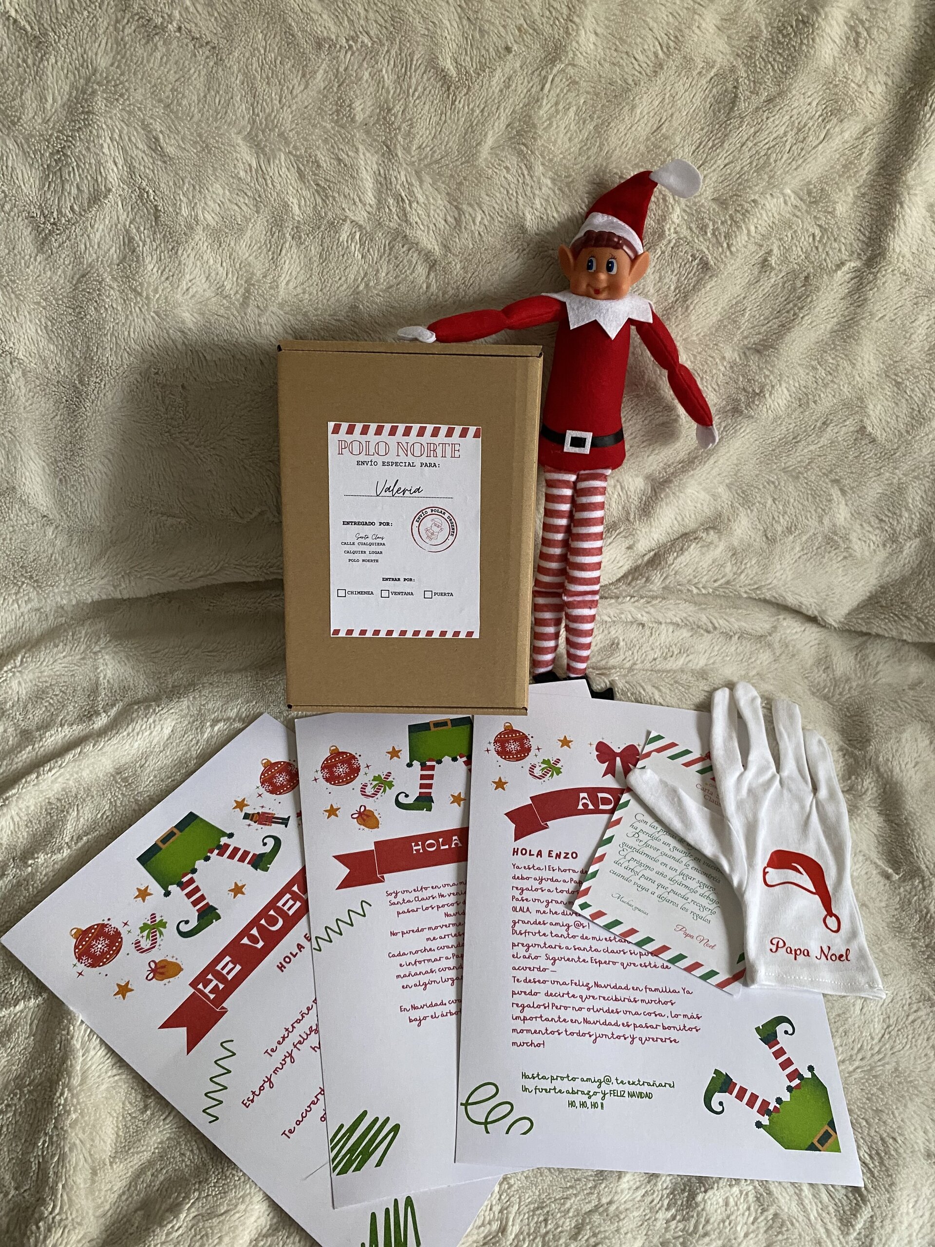 Pack Elfo travieso mas guante perdido Reyes Magos o Papa Noel - 1